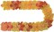 FALL DECORATIONS FOR HOME 600PCS ARTIFICIAL MAPLE LEAVES SET – 3.1 INCH FAUX AUTUMN LEAVES FOR CRAFTS, DIY WREATHS, TABLESCAPES & SEASONAL HOME DECOR (COLORFUL)